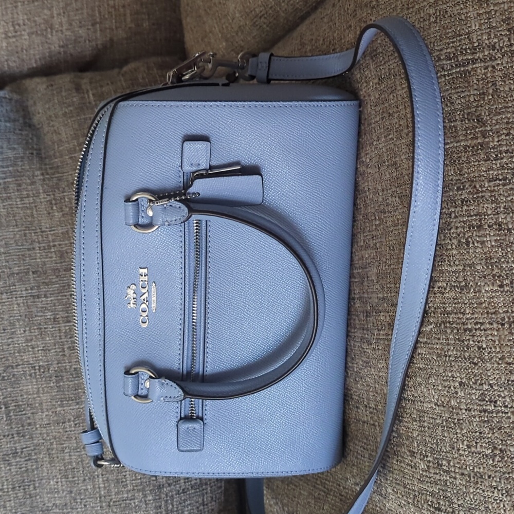 Coach satchel -Baby blue